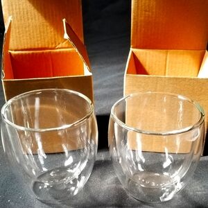 EPICURE Double Wall Goblets/Tumblers/Glasses New In Box
